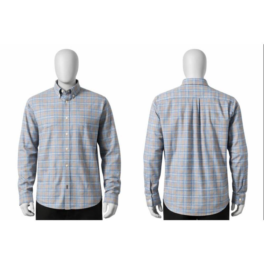 johnnie-O Performance scotty Button Down Shirt Blue Long Sleeve Men’s M coastal